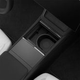 Tesla Series - Sliding Center Console Organizer with Bottle Holder | TO220SC
