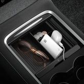 Tesla Series - Sliding Center Console Organizer Upper Tray | 4-Section