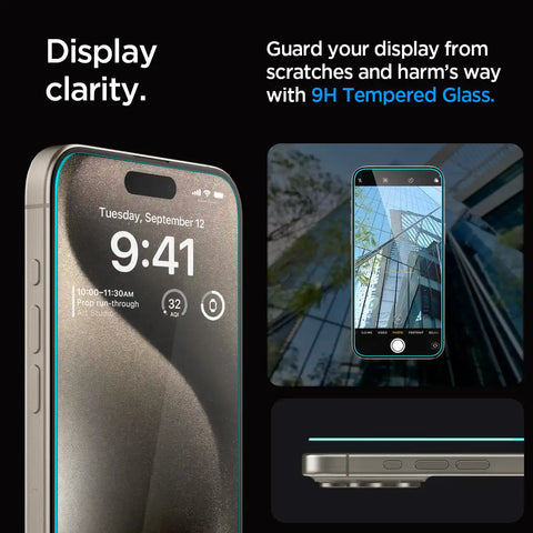 iPhone 15 Series - GLAS.tR EZ Fit | Sensor Protected