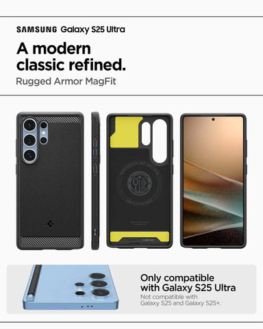 Galaxy S25 Series - Rugged Armor (Mag Fit)