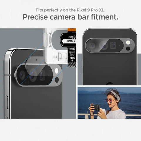 Pixel 9 Series - Optik EZ Fit Lens Protector