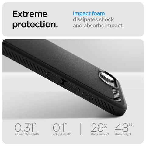 iPhone 16e Series - Rugged Armor (Mag Fit)