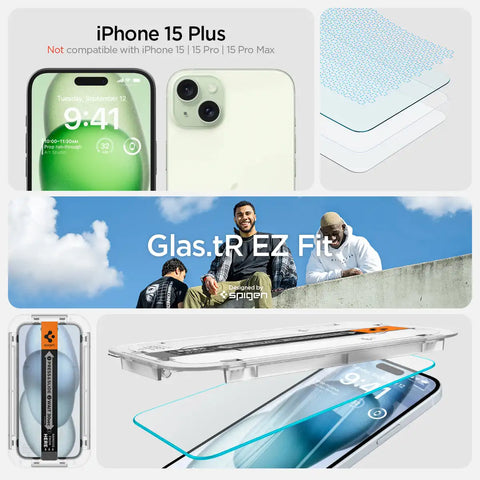iPhone 15 Series - GLAS.tR EZ Fit | Sensor Protected