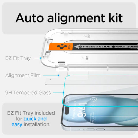 iPhone 15 Series - GLAS.tR EZ Fit | Sensor Protected