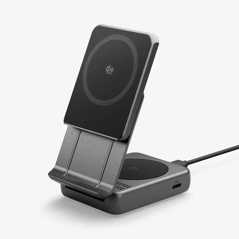 2-in-1 Magnetic Qi2.2 Wireless Charger | EF302MOQ (Mag Fit)