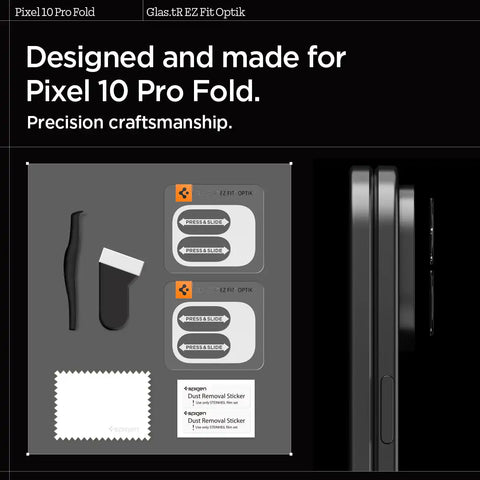 Pixel 10 Series - Optik EZ Fit Lens Protector