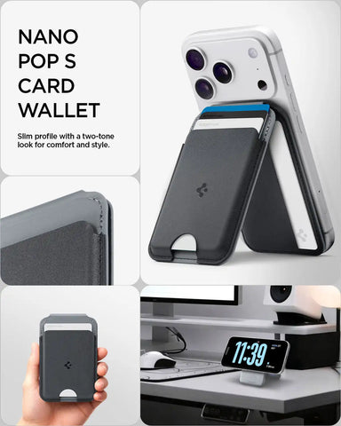 MagSafe Card Holder Nano Pop S | 5 Cards (Mag Fit)