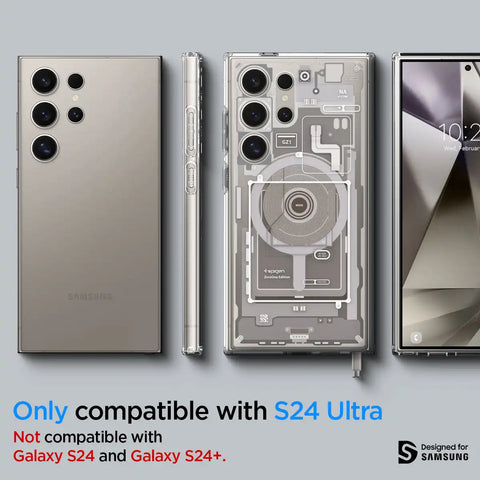 Galaxy S24 Series - Ultra Hybrid Metal Ring Zero One (Mag Fit)