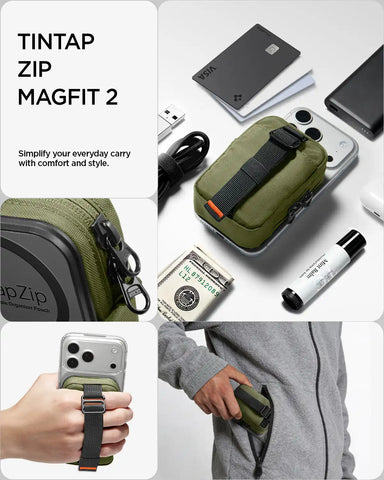 Portable Organizer Pouch Tintap Zip Mag Fit 2