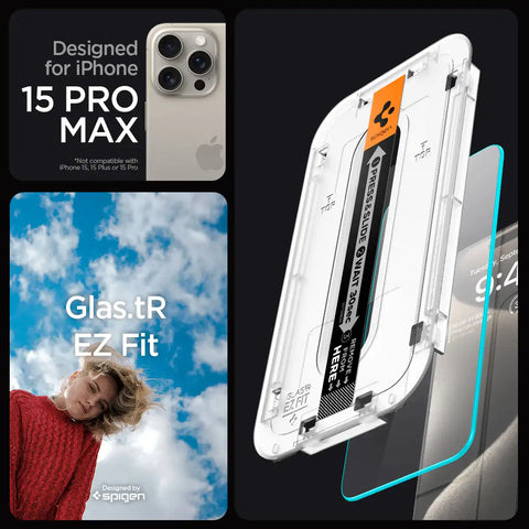 iPhone 15 Series - GLAS.tR EZ Fit | Sensor Protected