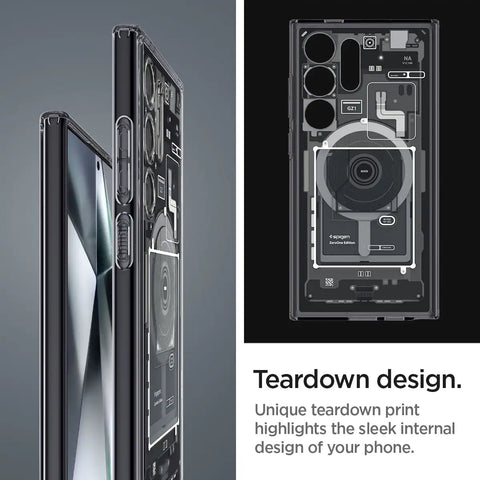 Galaxy S24 Series - Ultra Hybrid Metal Ring Zero One (Mag Fit)