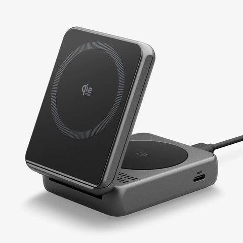 2-in-1 Magnetic Qi2.2 Wireless Charger | EF302MOQ (Mag Fit)