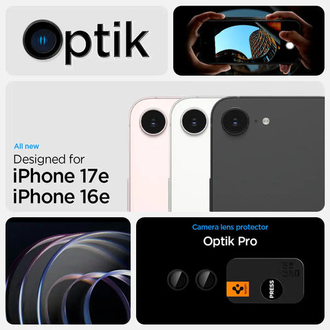 iPhone 17e Series - Optik Pro EZ Fit Lens Protector