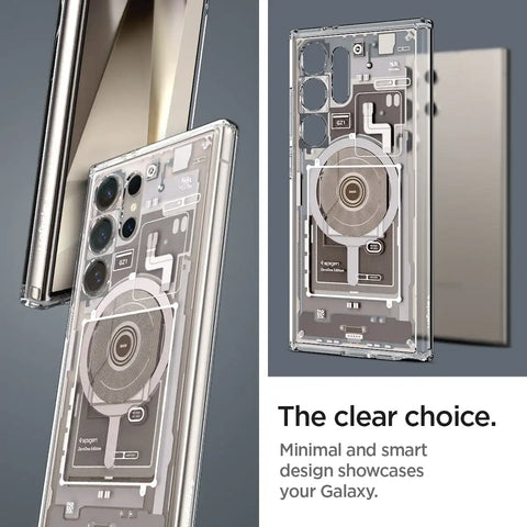 Galaxy S24 Series - Ultra Hybrid Metal Ring Zero One (Mag Fit)