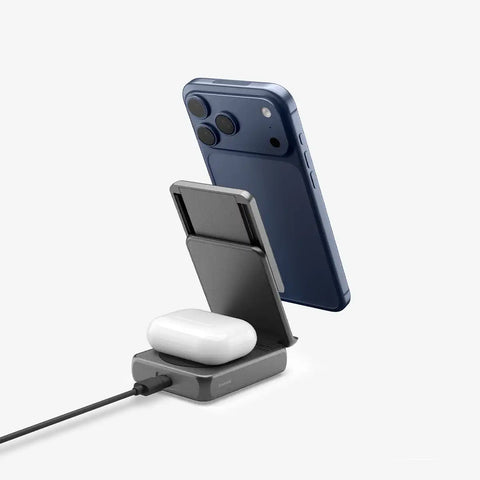 2-in-1 Magnetic Qi2.2 Wireless Charger | EF302MOQ (Mag Fit)