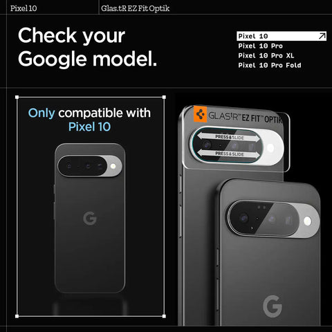 Pixel 10 Series - Optik EZ Fit Lens Protector