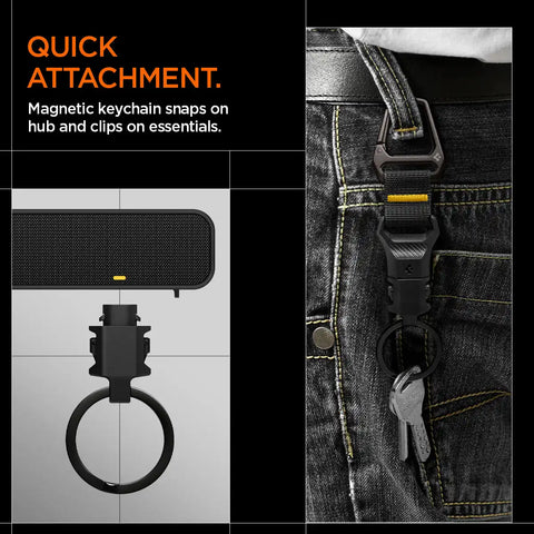 Carabiner (Magnetic Keychain) Holder Hub