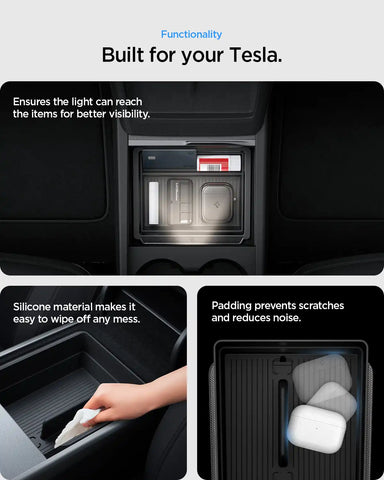 Tesla Series - Center & Armrest Organizer Bundle