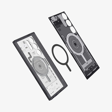 Galaxy S24 Series - Ultra Hybrid Metal Ring Zero One (Mag Fit)