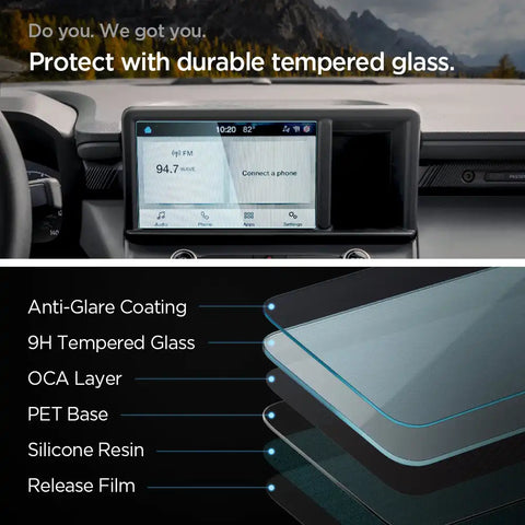 Ford Models - Screen Protector GLAS.tR SLIM | Anti-Glare
