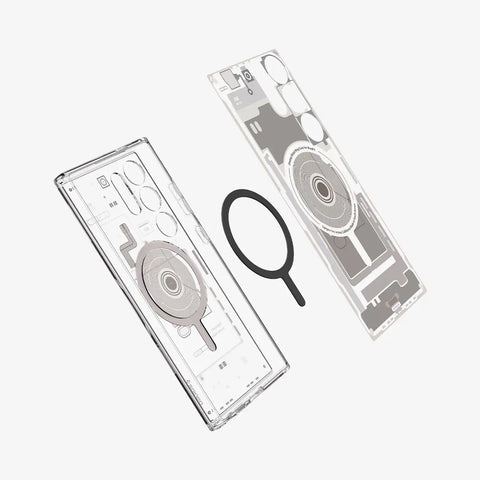 Galaxy S24 Series - Ultra Hybrid Metal Ring Zero One (Mag Fit)