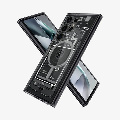 Galaxy S24 Series - Ultra Hybrid Metal Ring Zero One (Mag Fit)